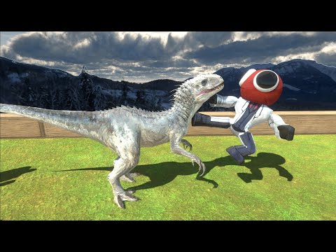 RAINBOW FRIEND RED VS CAVE TROLL DELUXE DEATH RUN - Animal Revolt Battle Simulator