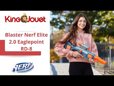 Pistolet Nerf Elite 2.0 Eaglepoint RD-8 Nerf : King Jouet, Nerf et
