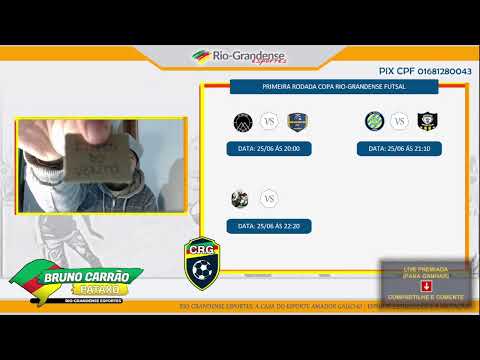 Sorteio 1ª Rodada Copa Rio-Grandense futsal 2022