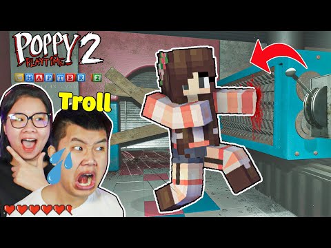bqThanh TV - Minecraft Snail Becomes MOMMY LONG LEGS Troll bqThanh In POPPY PLAYTIME CHAPTER 2 Super Scary?