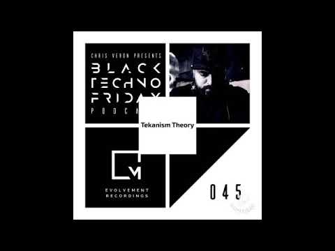 Black TECHNO Friday Podcast #045 by Tekanism Theory (Orange)