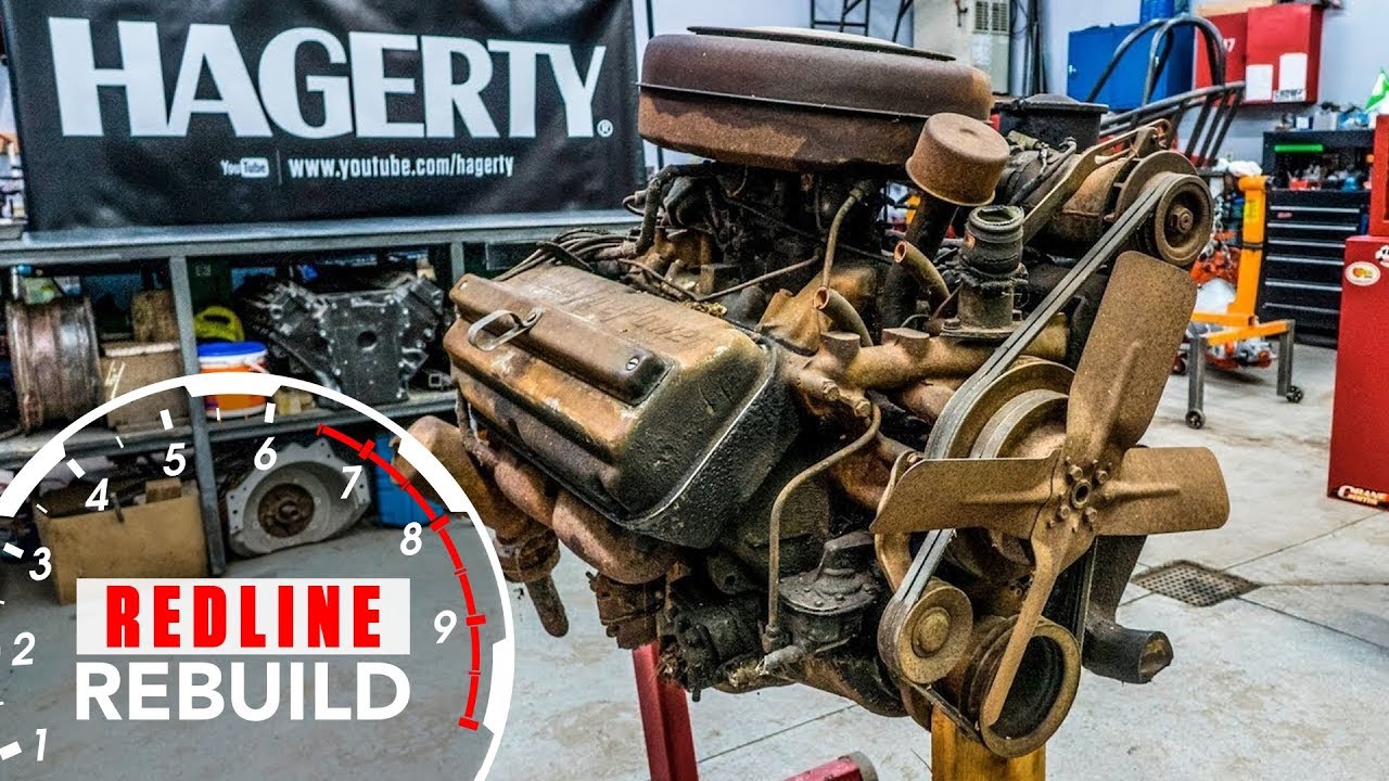 Капиталка двигателя Chrysler Hemi в ускоренной перемотке - Круто!