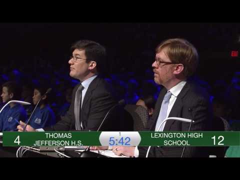 2017 National Science Bowl High School Championship Match
