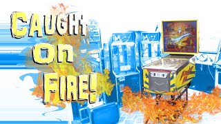 1 Mistake Caught This Bally Supersonic Pinball Machine ON FIRE!