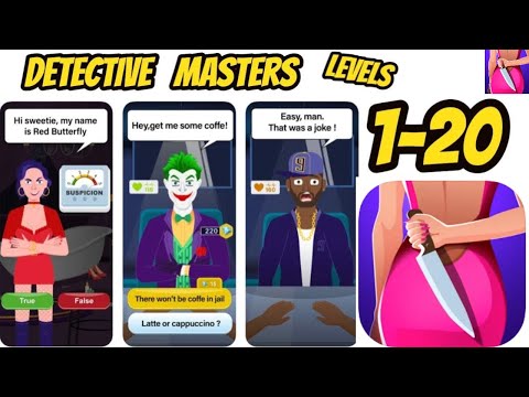 Detective Masters Game All Levels 1-20 Gameplay Walkthrough (iOS-Android) - YouTube