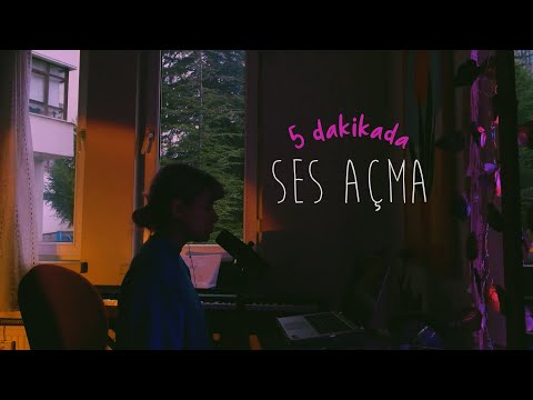 5 DAKİKALIK SES AÇMA EGZERSİZİ ~ şarkı söylemeden önce