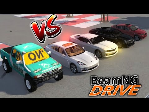 RENATO GARCIA vs EDUKOF vs DUDU MOURA vs FELIPE NETO - DESCENDO as ESCADAS no BeamNG DRIVE !!