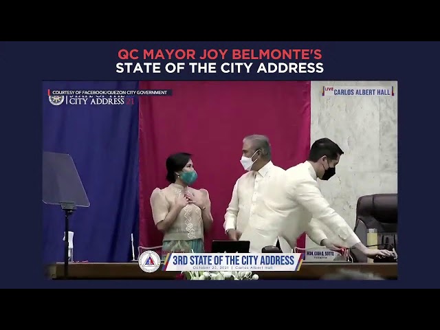 In annual speech, reelectionist Joy Belmonte touts QC’s COVID-19 response