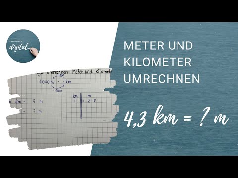 Converting lengths: meters and kilometers (incl. worksheet)