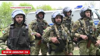 Спецподразделения Курчалоевского и Веденского районов провели совместные учения