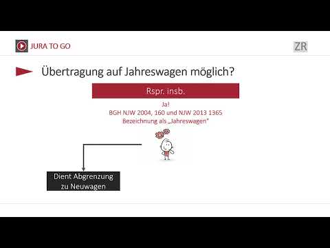 Schuldrecht BT I - Die Standzeit eines PKW als Mangel