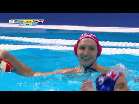 Greece vs Croatia - Men Euro Waterpolo Champ. 2022 - Preliminary