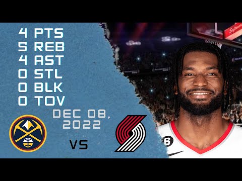 Justise Winslow All possessions 08-12-2022 BLAZERS vs NUGGETS NBA REGULAR SEASON
