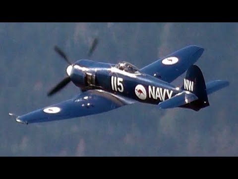 Hawker Sea Fury FB.11 - Great Sounding Take Off