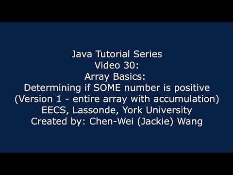 Eecs1021 Java Tutorial 30