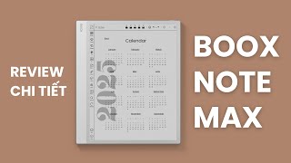 BOOX Note Max - 13.3 inch giant E-ink Tablet!