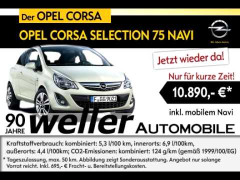 Weller Automobile - 90 Jahre Aktion