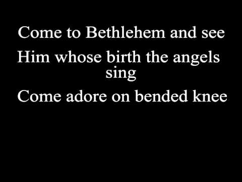 Angels We Have Heard On High