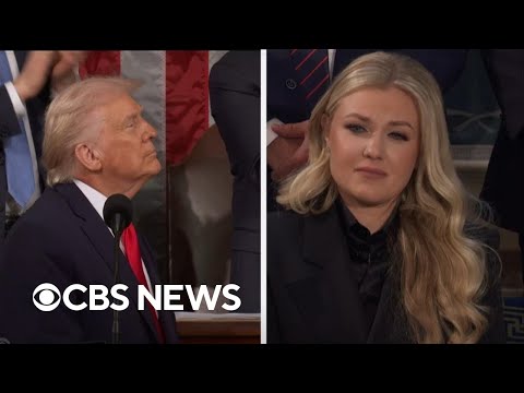 Trump recognizes Erika Kirk during his State of the Union address