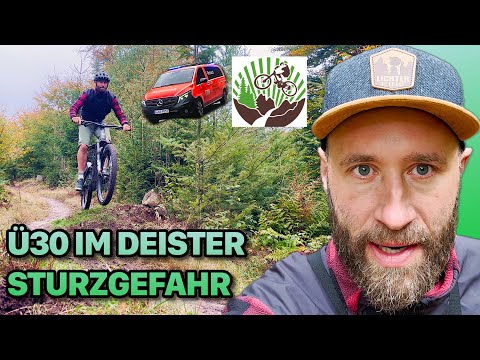 Ü30 Trail im Deister - Ich bin begeistert! Downhill auch für Anfänger? Leider nicht mehr erlaubt!