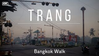 【Trang in Wonderland】Relax Jazz BGM with walking around Trang, Thailand by 4K video.