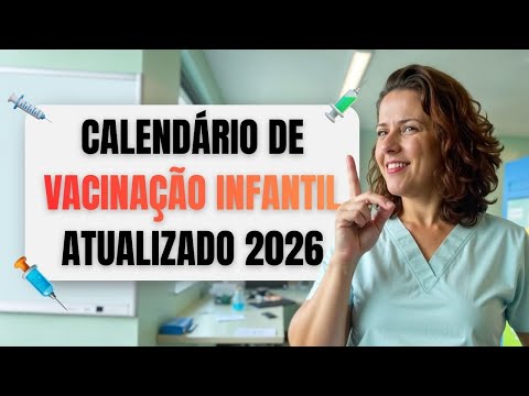 Vídeo: Calendário Vacinal Infantil Atualizado: perguntas e respostas