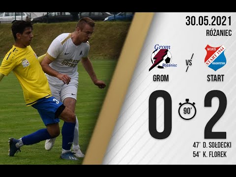 Skrót meczu Grom Różanie - Start Krasnystaw 0:2 (30.05.2021)