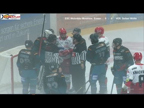 2023 03 19 1 Testspiel 2023 24 ESC Wohnbau Moskitos Essen vs  VER Selber Wölfe