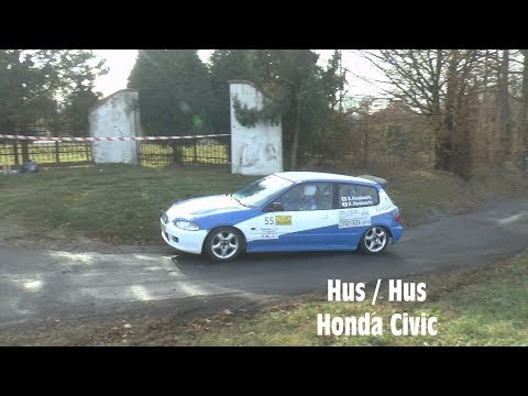 6 Runda RPŚ 2018 - Hażlach - Sebastian Hus / Krystian Hus - Honda Civic