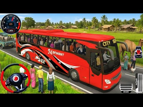 New Coach Bus Simulator Volvo - Indian Offroad Bus Driving 3D - Bus Game Andriod Gameplay