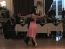  Ezequiel Paludi  and  Sabrina Masso  are  dancing  to  the  tango  "  Mala Junta  "