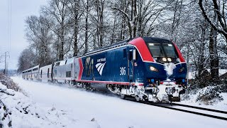 Winter Washington Trains in the Snow - 2023