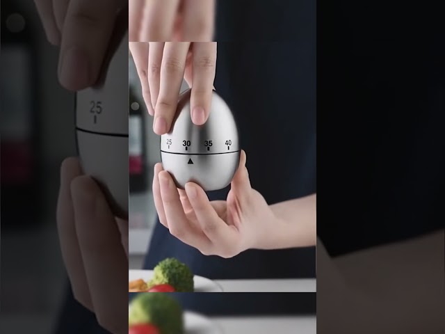 Vídeo relacionado con Temporizador de Cocina, Reloj de Recordatorio de Anillo Fuerte de Cuenta Atrás Duradero para Cocinar Hornear (patrón de Gallina)(Blanco)