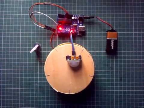 Arduino Project – Servo Activated by PIR sensor – RC Lover san