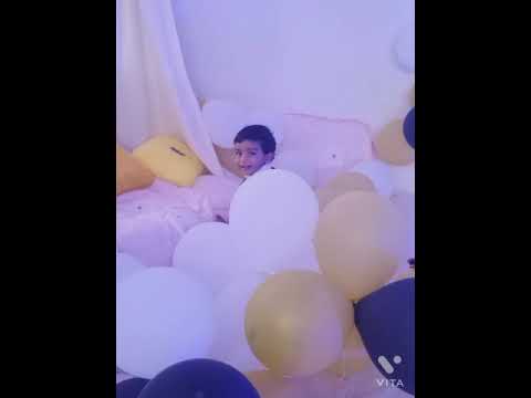 Mridul's 1st birthday decoration, photography n cake done by his mom.. Lockdown special 😋😋