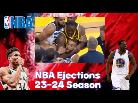 NBA Ejections 23-24 NBA Season - So Far