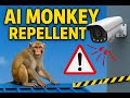 Kalpvaig S Smart Monkey Repellent System AI Camera 100W Sound Laser Safe Shock Tape