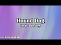 Elvis Presley Hound Dog Lyrics