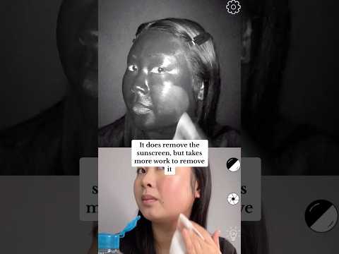 Are you a micellar water or oil clenaser person? 🧐 #spf #sunprotection #spfprotection #uvcamera