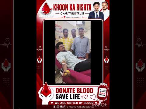 @Apnakadapa Fazal Donated Blood For Needy Patient Of Kadapa