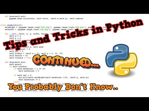 Cool Useful Python Tips and Tricks