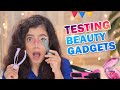 🤣TESTING *WEIRD* BEAUTY GADGETS | 💋Lips 👩‍🦱 Slimming | Honest Review Ep 10 | Wonder Munna Unplugged