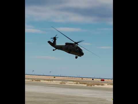 BADASS Black Hawk Sideslip Landing | DCS #shorts