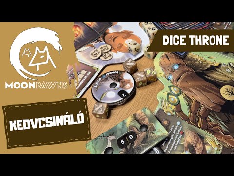 Dice Throne társasjáték kedvcsináló | Amikor beüt a kockapóker ️ - MOONPAWNS