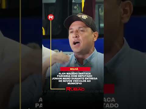 Prefeito Alan Macêdo recebe Júnior Mano e entrega novos veículos para Milhã