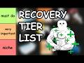 Recovery Methods Tier List For Building Muscle
