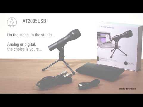 Audio-Technica AT2005USB Cardioid Dynamic USB/XLR Microphone STUDIO KI –  Kraft Music