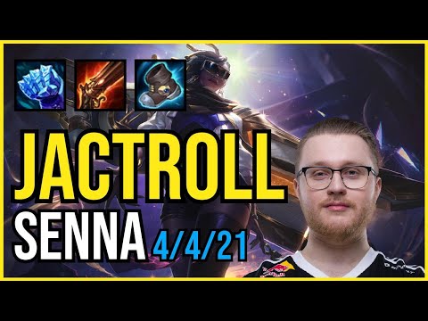JACTROLL - SENNA vs MORGANA Support - EUW Grandmaster - Patch 11.7