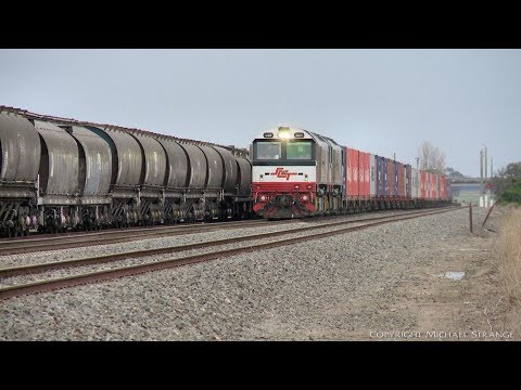 7922V SCT / SBR Containers From Dooen (Horsham) - PoathTV Australian Trains & Railways