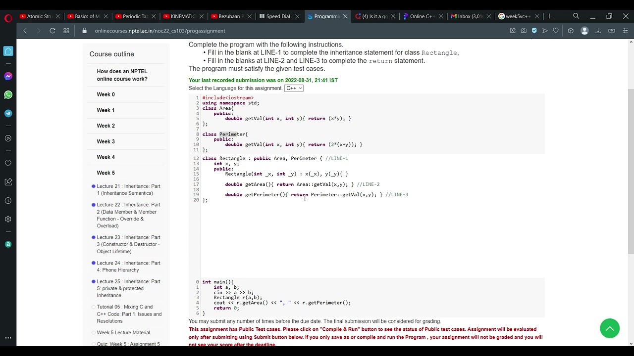Programming In Modern C++   week 5 W5_programming_Qs-1 programming  assignment solution